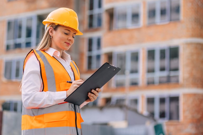 Commercial lease solicitors for surveyors reviewing lease documents with chartered surveying firm partners in a professional practice office