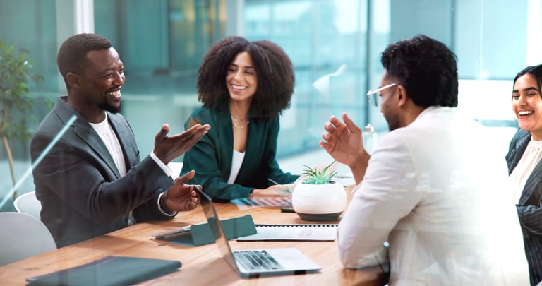 Commercial lease solicitors for consultants reviewing lease documents with consulting firm partners in a professional boardroom
