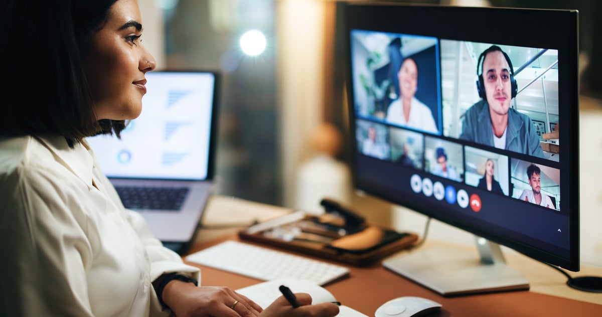 Online video consultation with solicitor for commercial property lease advice via secure video call