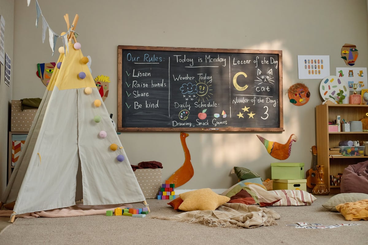 Commercial lease solicitors for nurseries advising on Ofsted-compliant early years childcare premises including indoor learning spaces, outdoor play areas, nappy changing facilities, secure access systems, and age-appropriate room layouts for day nurseries and preschool settings across England and Wales